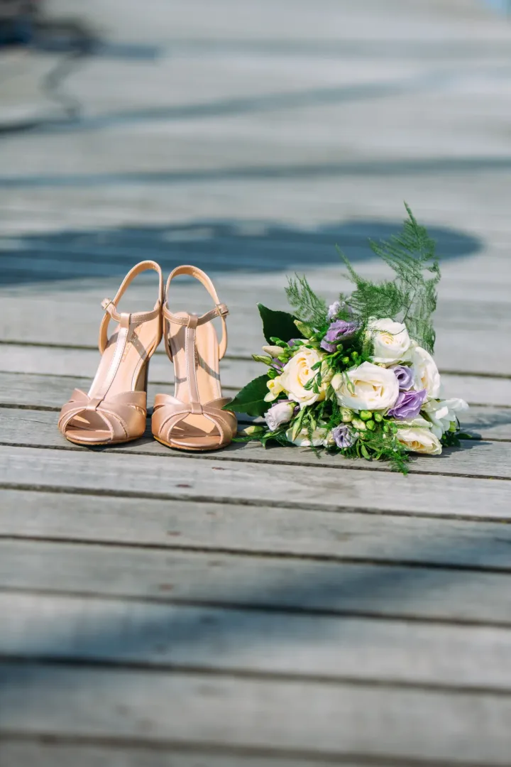 Brautschuhe Detailfoto Hochzeit