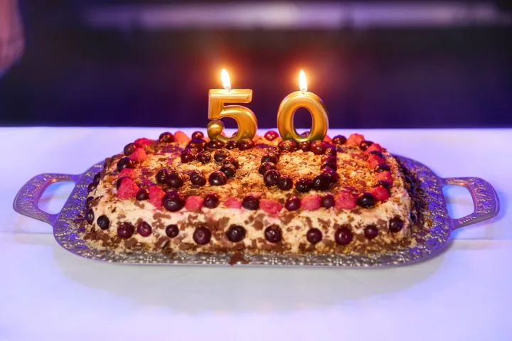 Hochzeitstorte und Deko bei einer Feier in Hamburg