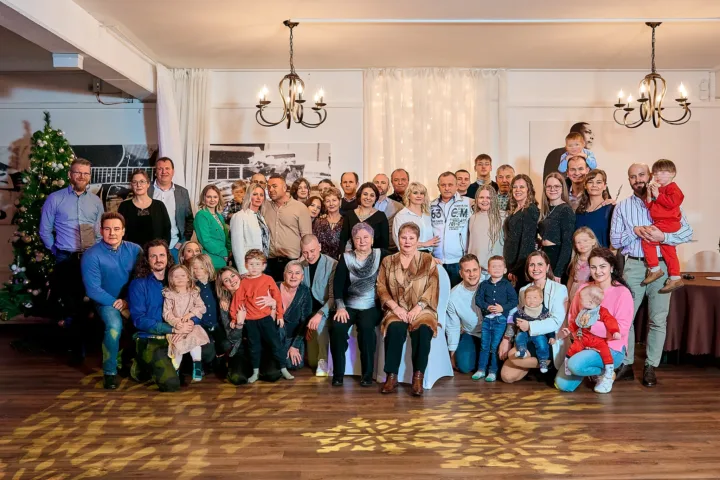 Familienfoto bei einem Jubiläum in Bad Oldesloe