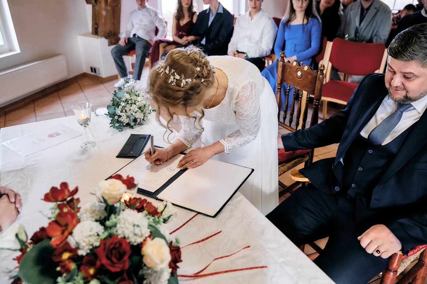 Zahlung für dein Fotoshooting – Unterschrift unter dem Vertrag